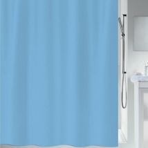 Spirella - Rideau de douche Polyester primo 180x180cm Bleu Ciel