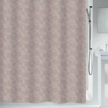 Spirella - Rideau de douche Polyester romance 120x200cm Rose Sable