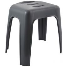 Spirella - Tabouret grand siège de douche hocker Gris- Max 130kg