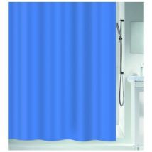 Spirella - Rideau de douche Polyester atlas 180x200cm Bleu électrique