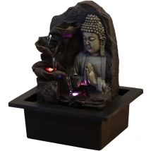 Zen'Light Spiritualite - Fontana in poliresina, Marrone Scuro, 21 x 21 x 26 cm