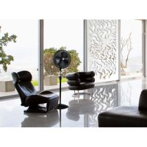 Splash - Pannello In Pvc Traforato - Parasole - Misura: 47x94 Cm - Colore: Bianco