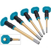 Jeu de chasse-goupilles · avec protège-mains · long 751LHS/5-1 ∙ 5 pièces