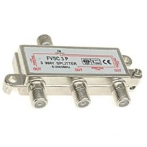 splitter derivatore sat tv 5-2400 mhz digitale terrestre 1 pezzo 1 ingresso 3 uscite