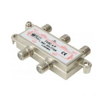 Splitter derivatore sat tv 5-2400 mhz digitale terrestre 1 pezzo 1 ingresso 4 uscite