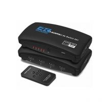 Splitter hdmi 2.0 4K Ultra hd 5 porte per tv console con telecomando QZQ3-5