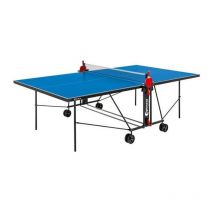 Table Tennis de Table - Table Ping Pong Compacte - Usage extérieur - Bleu et noir - Sponeta