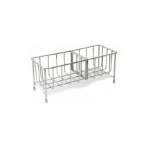 Orchidée - Sponge Holder, Stainless Steel Kitchen Sink Caddy Countertop Storage Rack