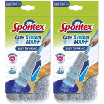 2 Panni di Ricambio in Microfibre per Easy Max + - Spontex