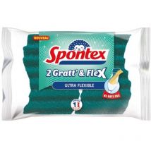 Spontex - Eponge gratte & flex ultra flexible non rayante.