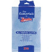 Spontex - Essentials All Purpose Cloths Pack of 10