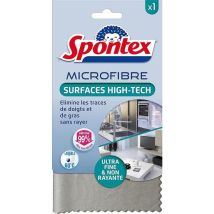 Microfibra Superfici High Tech - Ultra Sottile - Non Graffiante - Elimina Le Impronte E I Grassi - Spontex