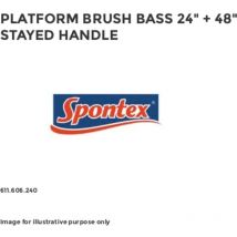 Platform Brush Bass 24' + 48' Stayed Handle - Spontex