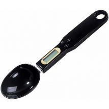 Spoon Scale Measuring Spoon Portable Electronic Scale Kitchen Scale lcd Display Mini Digital Scale 500g/0.1g Kitchen Essentials (Black)
