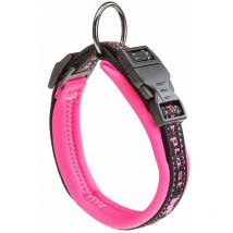 Sport dog c Collier pour chiens avec rembourrage soft. Différentes mesures et couleurs fluo.. Variante C15/35 - Misure: a: 25-35 cm b: 15 mm