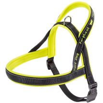 Ferplast SPORT DOG P Harnais pour chiens avec rembourrage soft. Différentes mesures et couleurs fluo.. Variante LARGE - Misure: A: 65 cm B: 77-98 cm