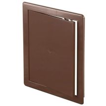 Sportello di ispezione marrone 200x200 mm – plastica ABS – Resistente a fattori chimici, termici e atmosferici – AWENTA