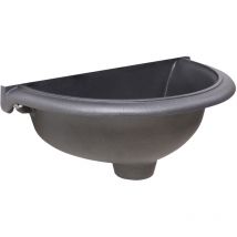 Vasca a muro Taormina per casa giardino balcone da parete lavello color ghisa parete con piletta in ottone a scelta : brunito