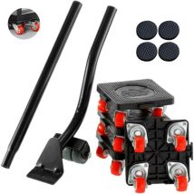 Readcly - Sposta il kit di mobili, Sposta mobili pesanti senza sforzo, Sposta mobili splicabili, Con kit di spostamento mobili con freno, Capacità di