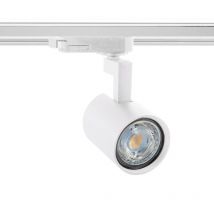 Spot à Douille sur Rail Triphasé Jiuk pour Ampoule GU10 Blanc