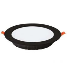 Spot ALEXA SMD LED rond noir 8W 7000K