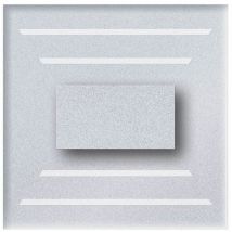 Spot d'Intérieur Cristal, Plexiglas, Aluminium, Argent, 7,5x2x7,5 cm