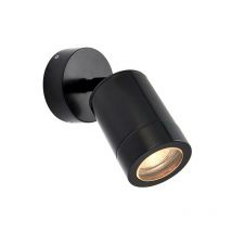 Saxby Lighting - Saxby Odyssey - Projecteur d'extérieur led à 1 lumière, noir satiné, verre IP65