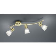 Spot De Plafond 3 Lumières Réglable Levisto Laiton Trio Lighting