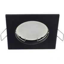Spot de plafond encastrable rami IP20 carré noir EDO777317 Edo Solutions