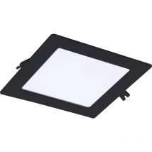 Spot de plafond encastrable Shaun2 12W 4000K 810lm IP20 carré noir Rabalux
