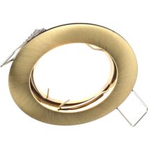 Spot de plafond encastrable ziva IP20 rond laiton EDO777311 Edo Solutions