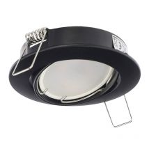 Spot de plafond encastrable ziva ker IP20 rond noir réglable EDO777464 Edo Solutions