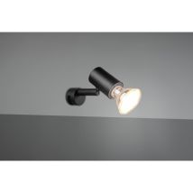 Iperbriko - Spot de salle de bain orientable noir Lorenzo Trio Lighting