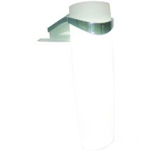 Ondee - Applique led de salle de bain mary - 115mm - abs chromé et polycarbonate - Blanc opaque