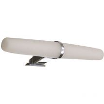 Ondee - Applique led laurie - 235mm - abs chromé et polycarbonate - Blanc opaque