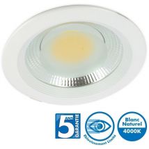Eclairage Design - Spot Downlight Pro Fixed cob 25W 4000k Garantía 5 años - 50,000 horas