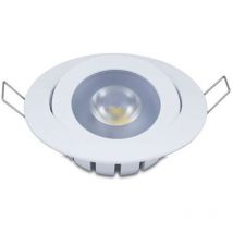 Leclubled - Spot encastrable 10W led cree équivalent 80W - Blanc Chaud 2700K