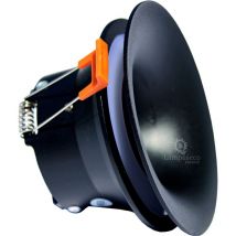 Spot encastrable ajas noir matt marque Kanlux ref 33160 avec ampoule led 5W chaud 3000K