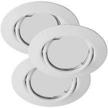 Triton 3-kit Spot Encastré Métal Blanc Gu10 - Nordlux 54540101