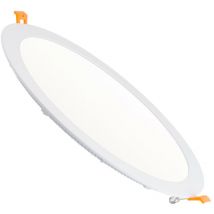 Dalle led Ronde Extra Plate 30W Coupe Ø280 mm Blanc Froid 5000K - 5500K 120o