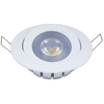 Leclubled - Spot encastrable Dimmable 10W led cree équivalent 80W - Blanc Naturel 4100K