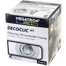 Megatron Einbauleuchte Led Gu10, Gu5.3 6w Mt75400 Blanc