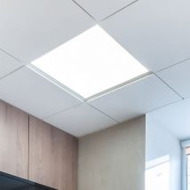 Etc-shop - Spot encastrable led plat Panneau encastrable led Spot encastrable au plafond carré Plafonnier led blanc, aluminium, 36W 4320lm blanc
