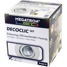 Megatron Einbauleuchte Led Gu10, Gu5.3 6w Mt75401 Blanc