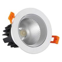 Spot Encastrable Orientable Led cob 5W 4000k Rond Blanc Digilamp