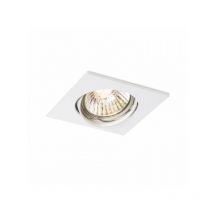 Spot encastrable topic sq inclinable blanc mat 230V GU10 50W