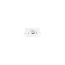 Europole - spot encastré - carré be best design - culot gu10 - blanc - orientable 246540