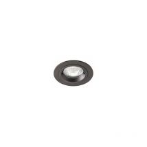Europole - spot encastré - rond be best - culot gu5.3 - fixe - ip65 - noir 256515