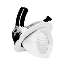 Vision-el - Spot led Escargot - boutica 10W Miidex Lighting blanc-chaud-3000k - blanc