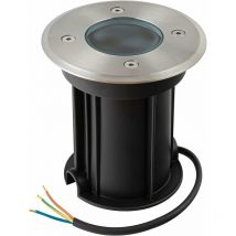 Spot Exterieur encastrable au sol pour GU10, IP65 étanche led Spot Terrasse Extérieur Spot de sol rond et praticable pour l'extérieur, 230V lampe de